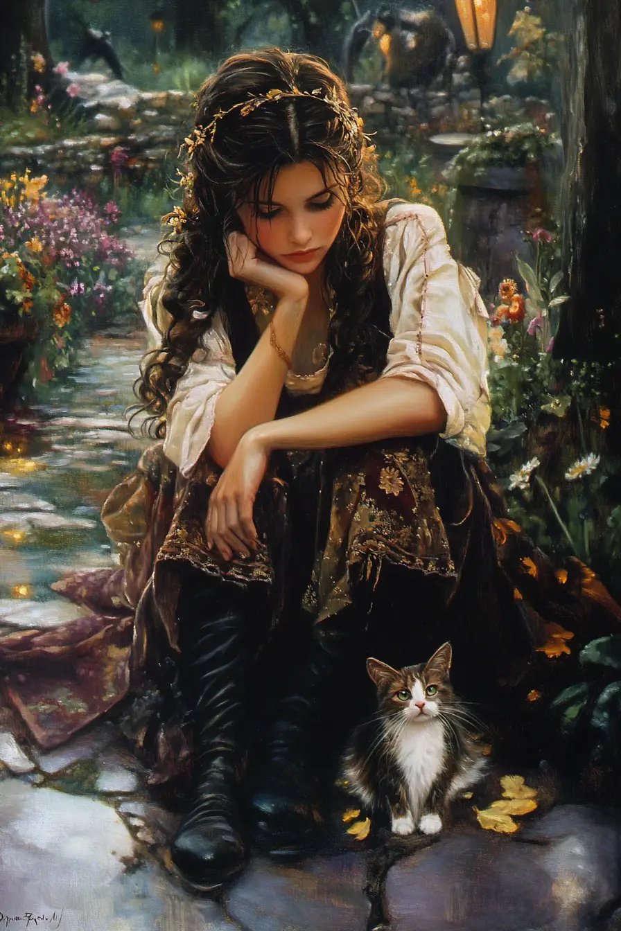Magical realism artwork blending realistic scenes with subtle fantasy