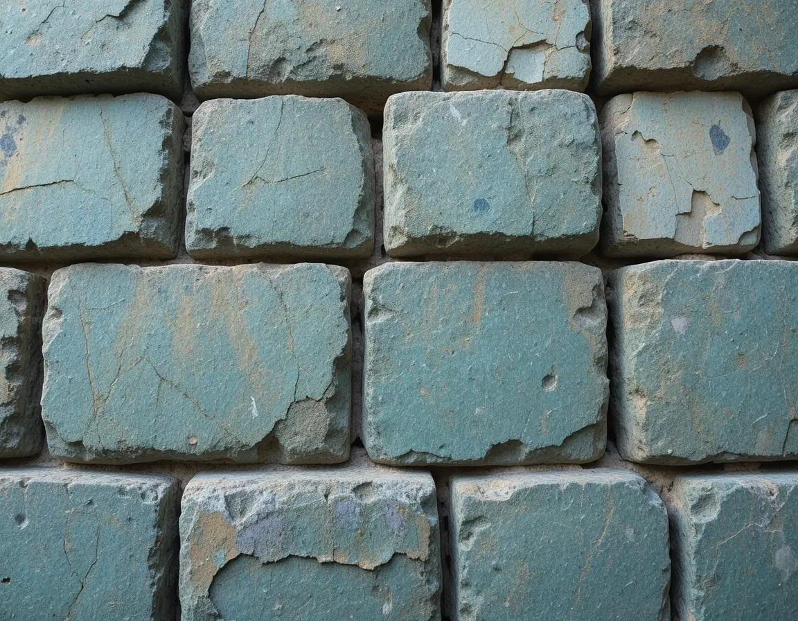 Nahaufnahme antiker polygonaler Steinmauerwerksdetails