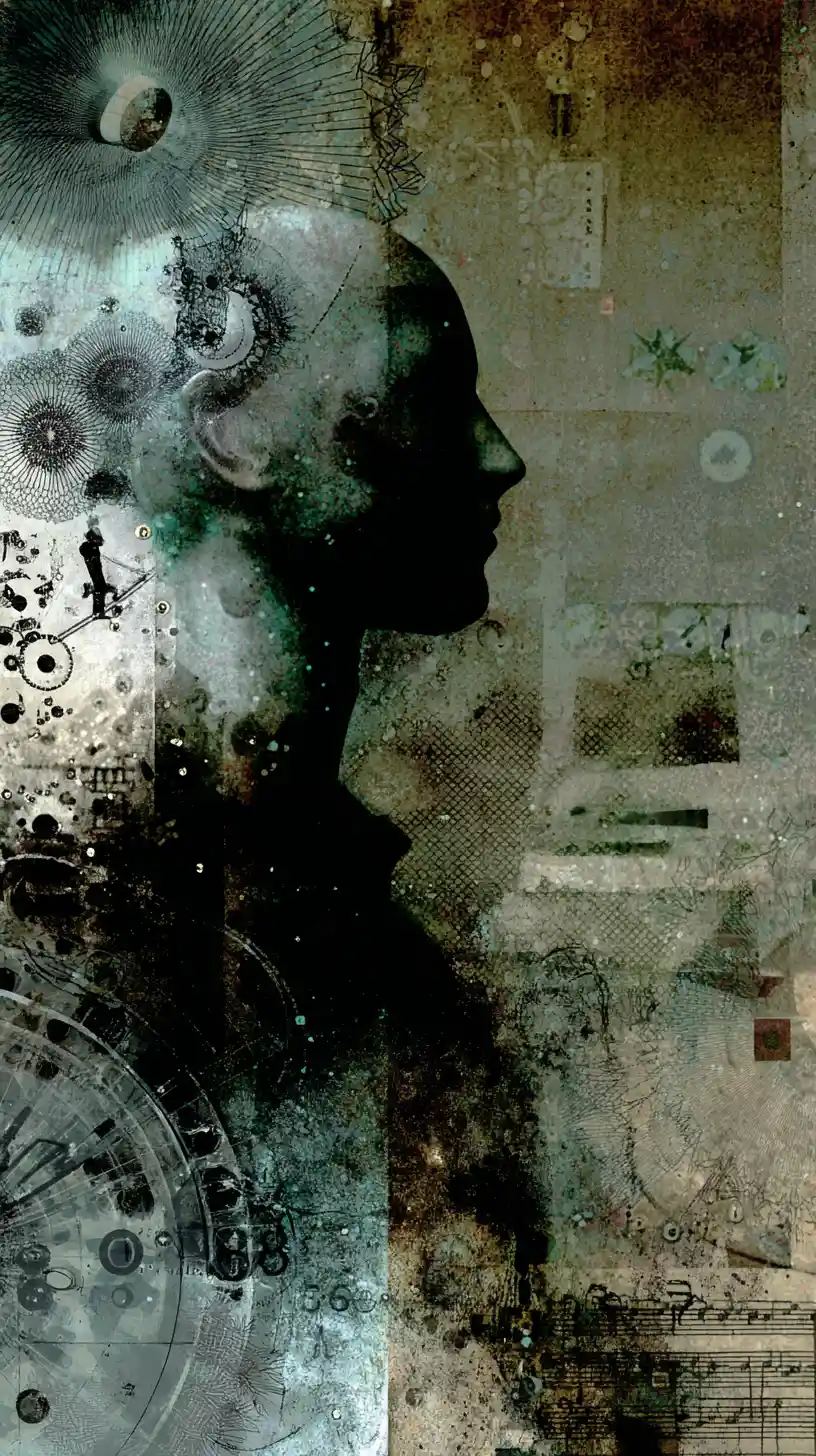 Bleak digital illustration of ongoing urban struggle and survival