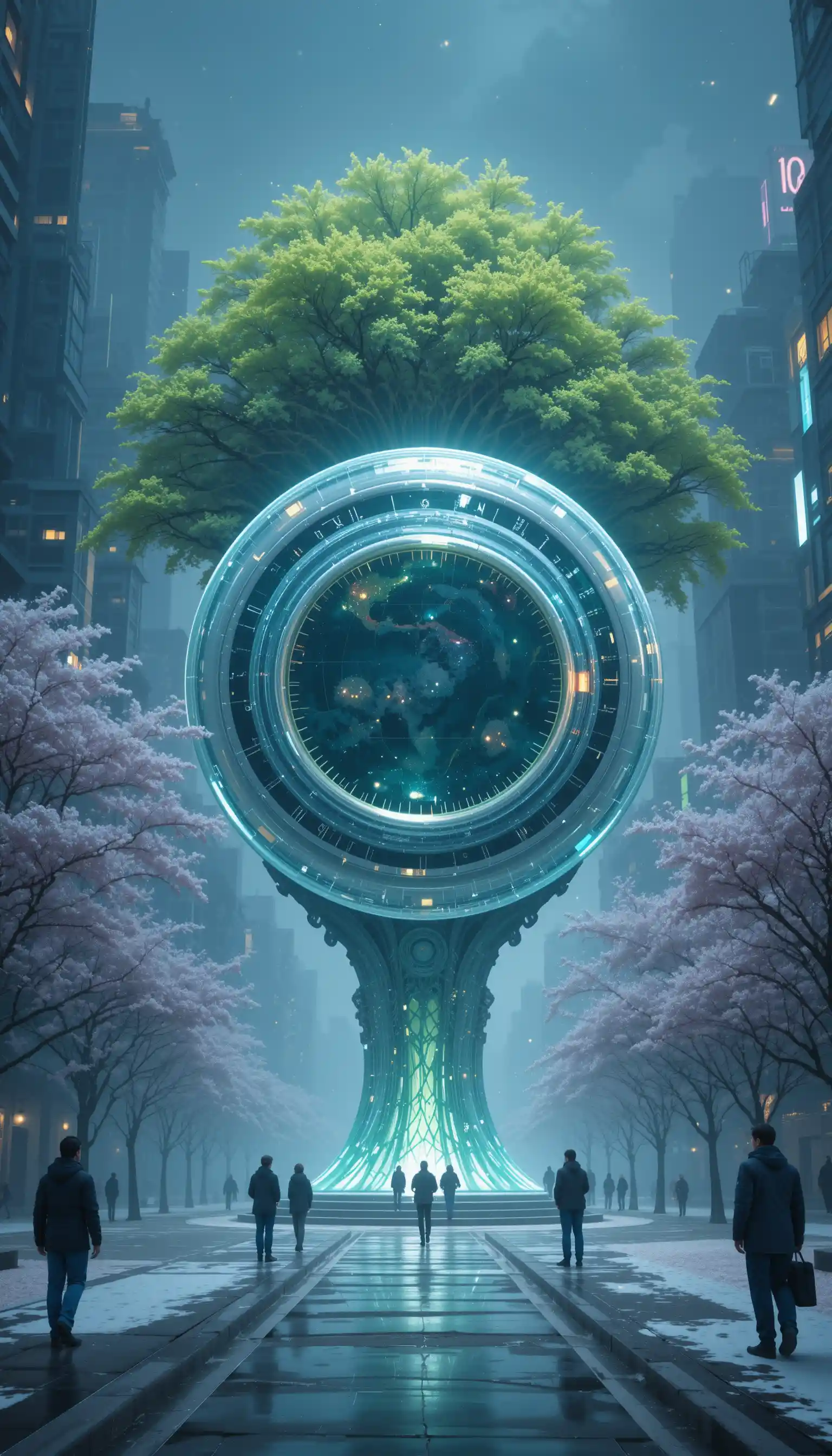 People Touch A Giant Reset Button In A Transforming City