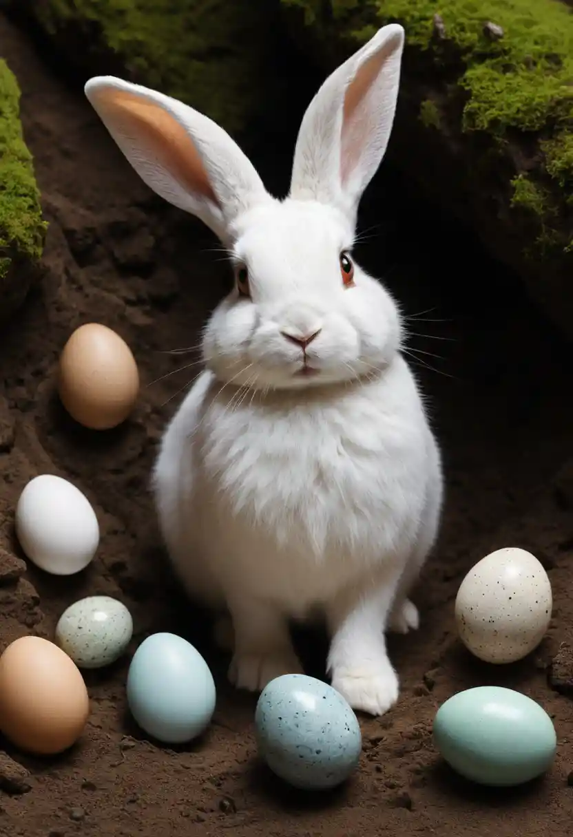 Conceptual egg symbolizing the fragile mystery of living matter