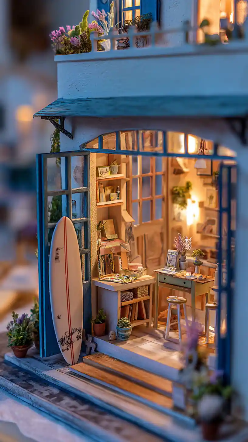 Cozy Seaside Atelier On A Small Town Street