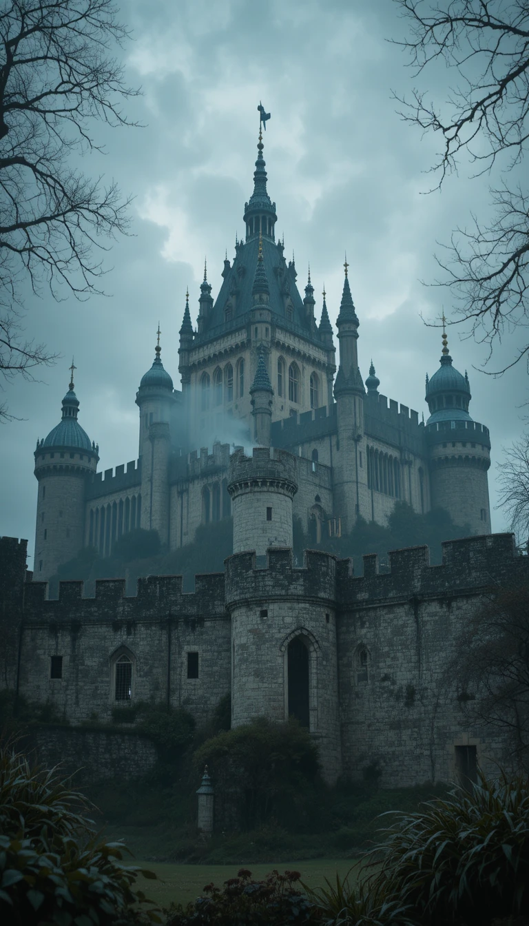 Historic Tower Of London With Dark Haunting Atmosphere