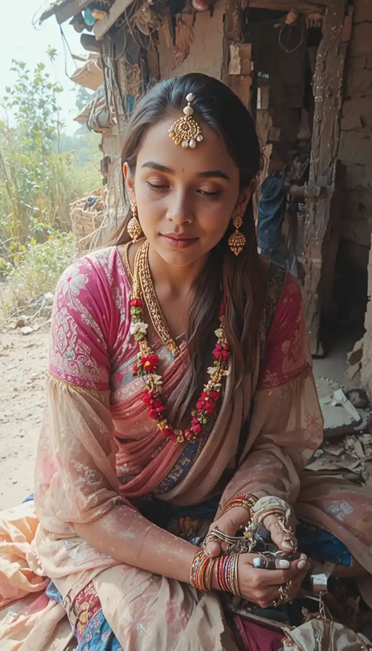 Indian farmer in debt facing daughters dowry marriage pressure