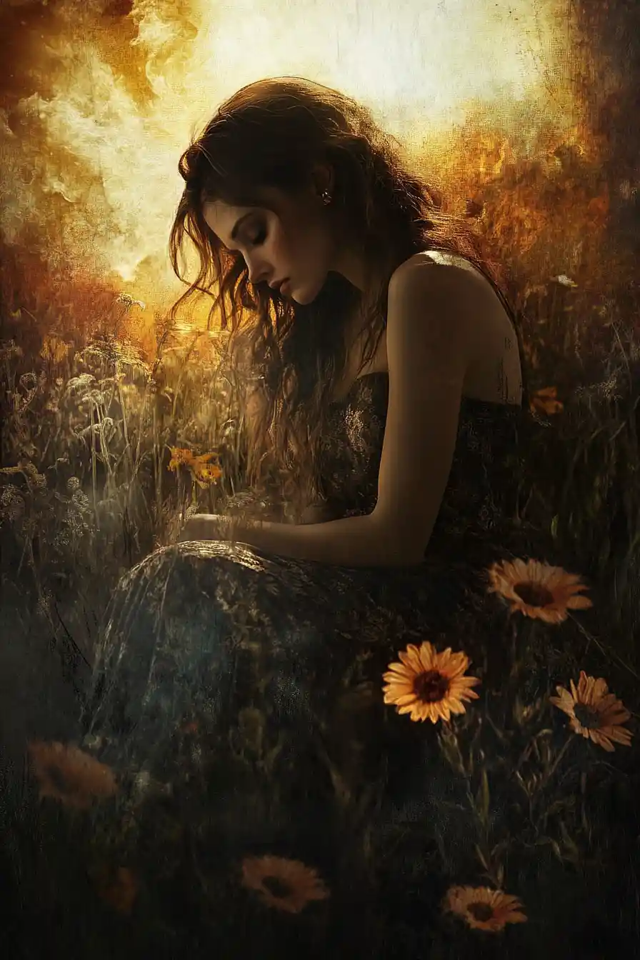 Frail heart fading like a fragile summer flower