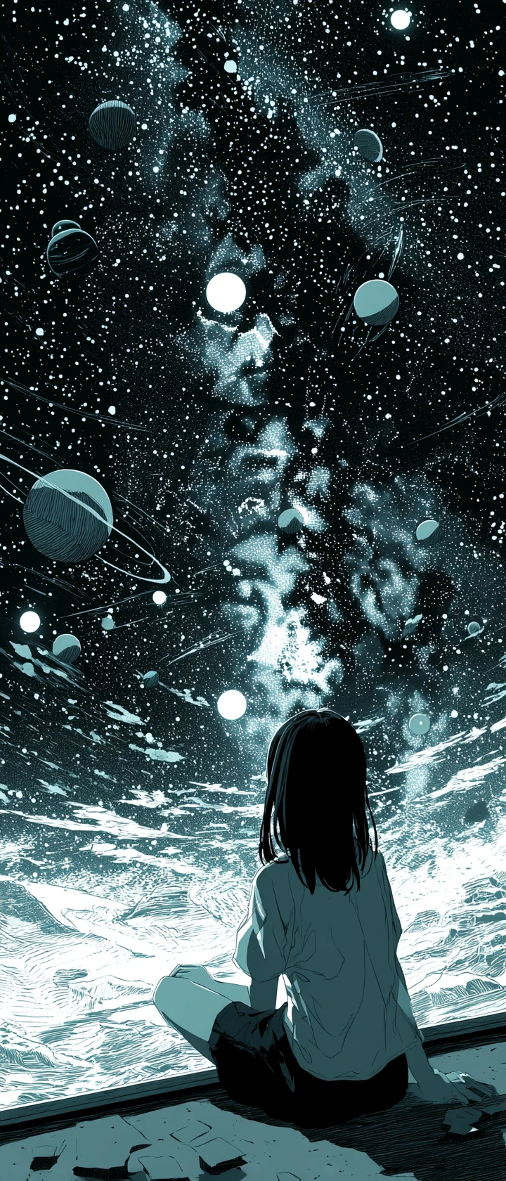 Peintre d’anime créant un univers en un seul coup de pinceau