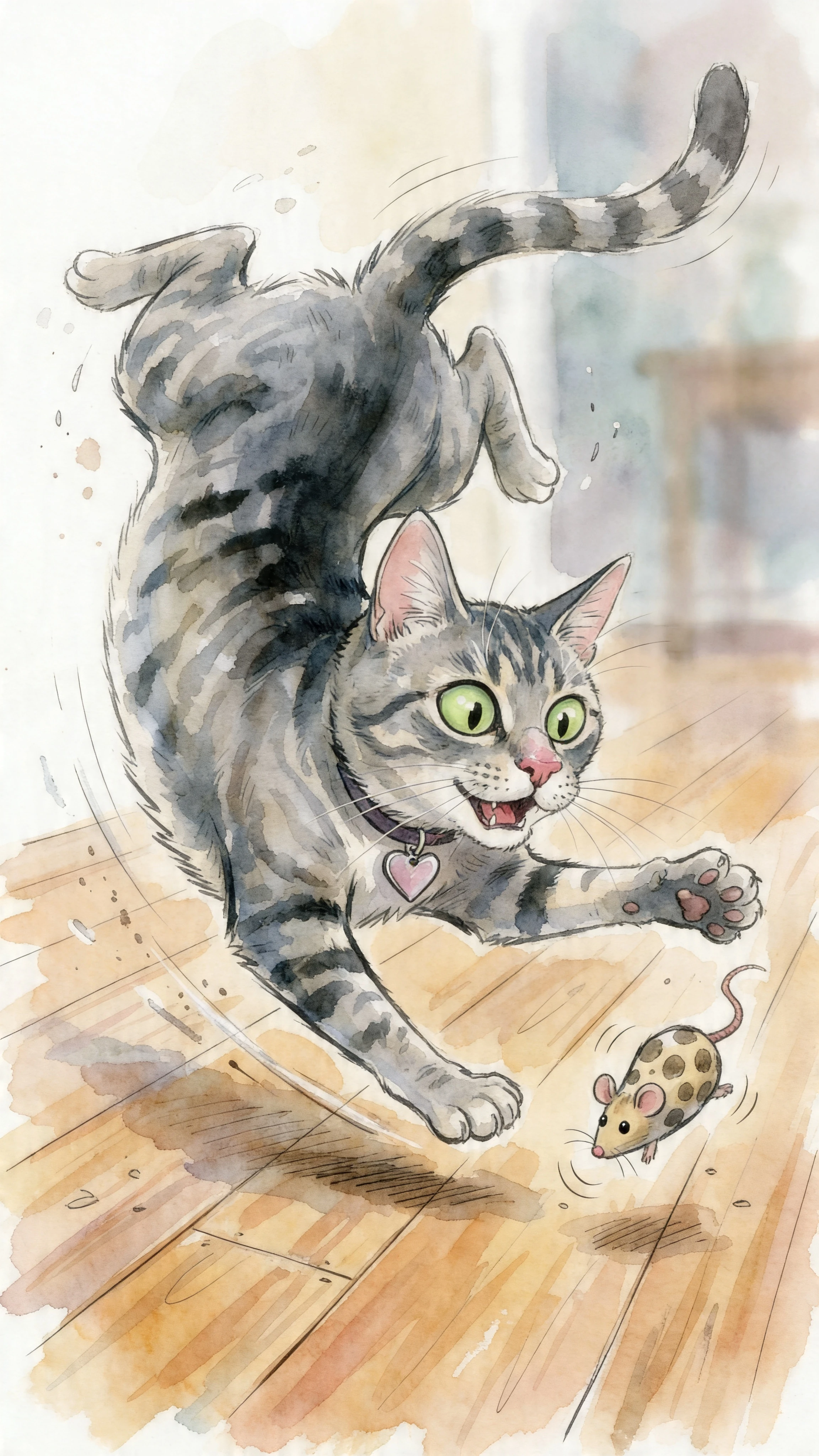 Digital illustration of a cat inspired by lila reference