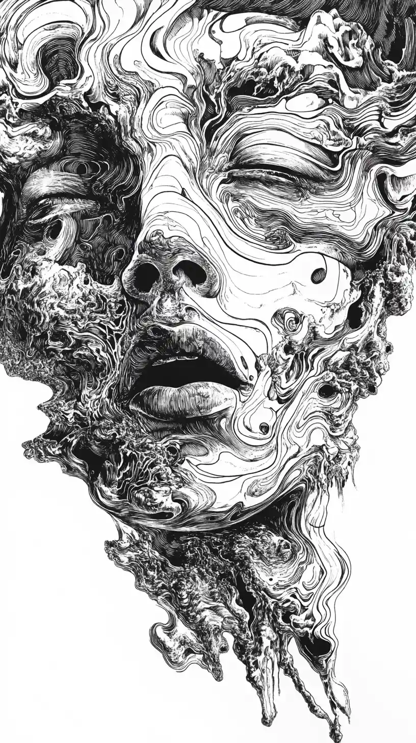 Bold rap lyric artwork about physics and broken dreams