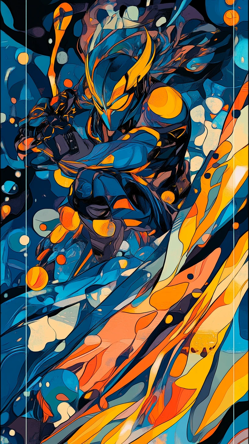 Dynamic hero team on a bold comic book style cover