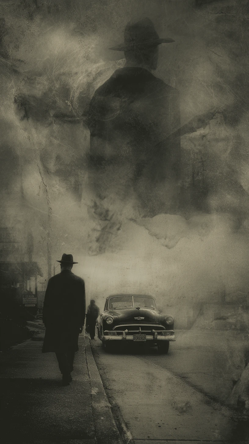 Man standing on a quiet boulevard at three in the morning