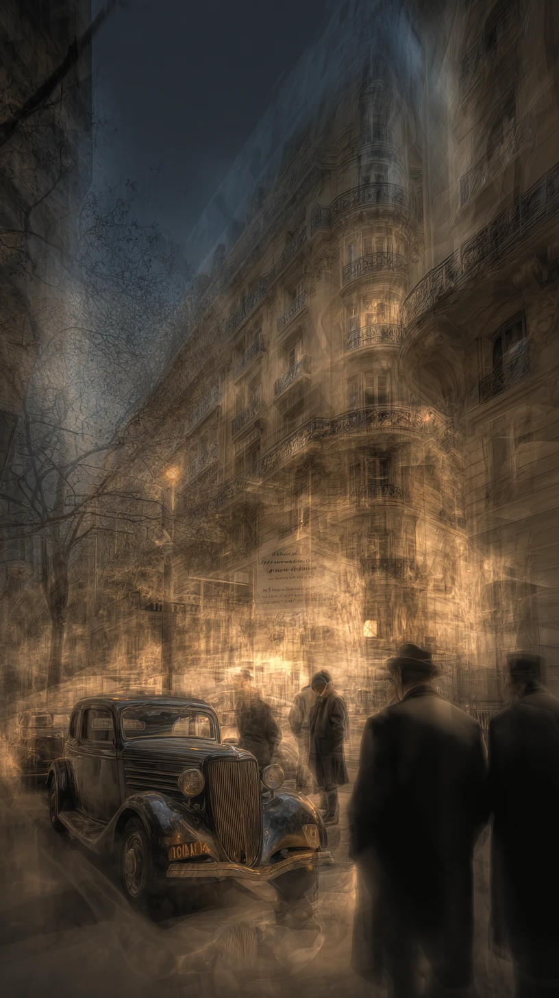 Man standing on a quiet boulevard at three in the morning