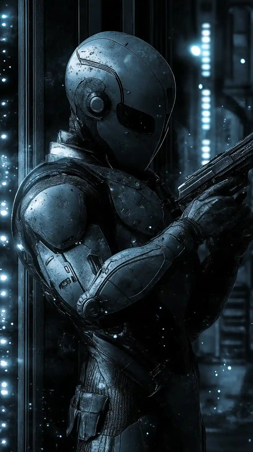 Man holding a small pistol in a tense confrontational moment