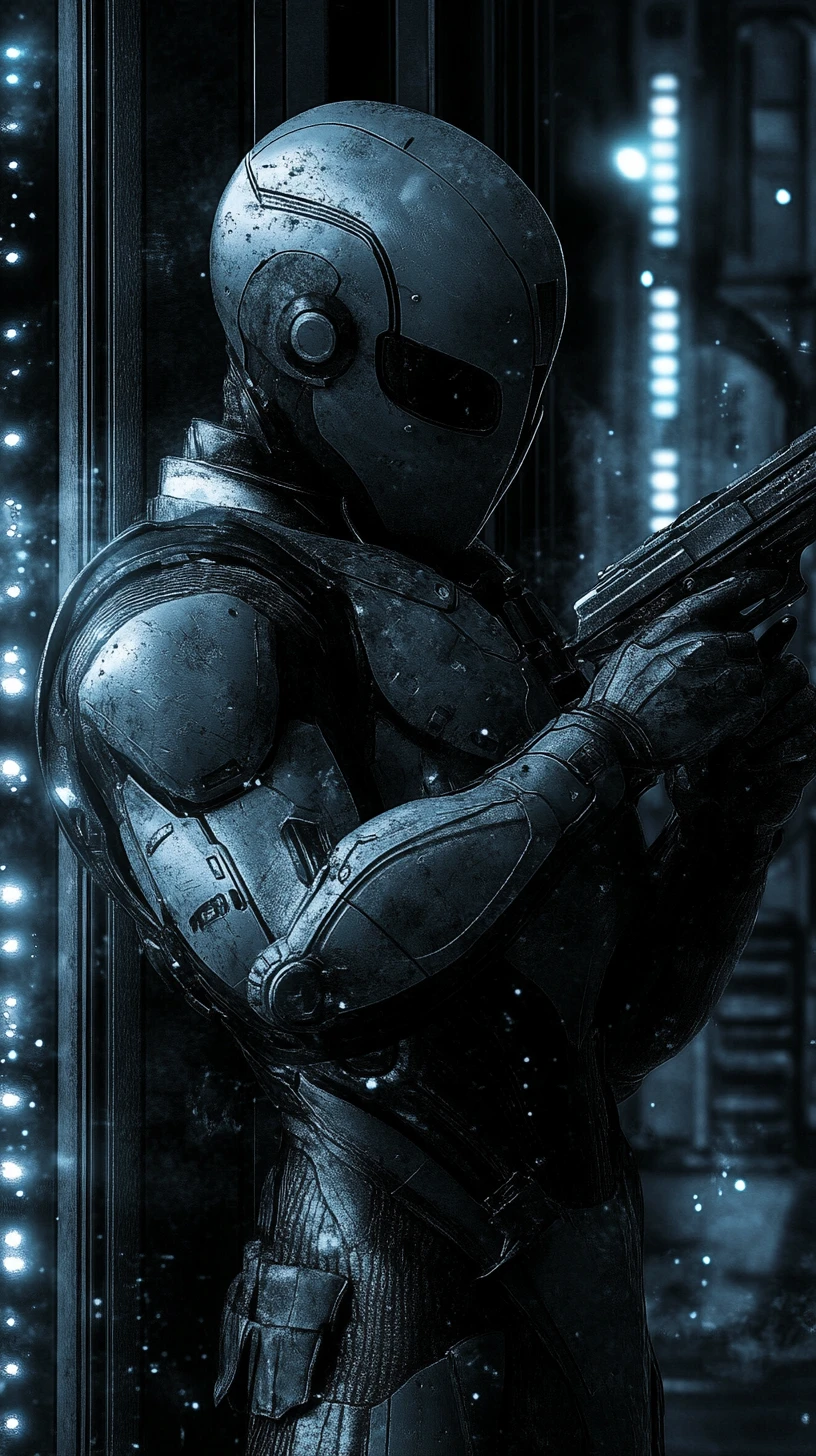 Man holding a small pistol in a tense confrontational moment
