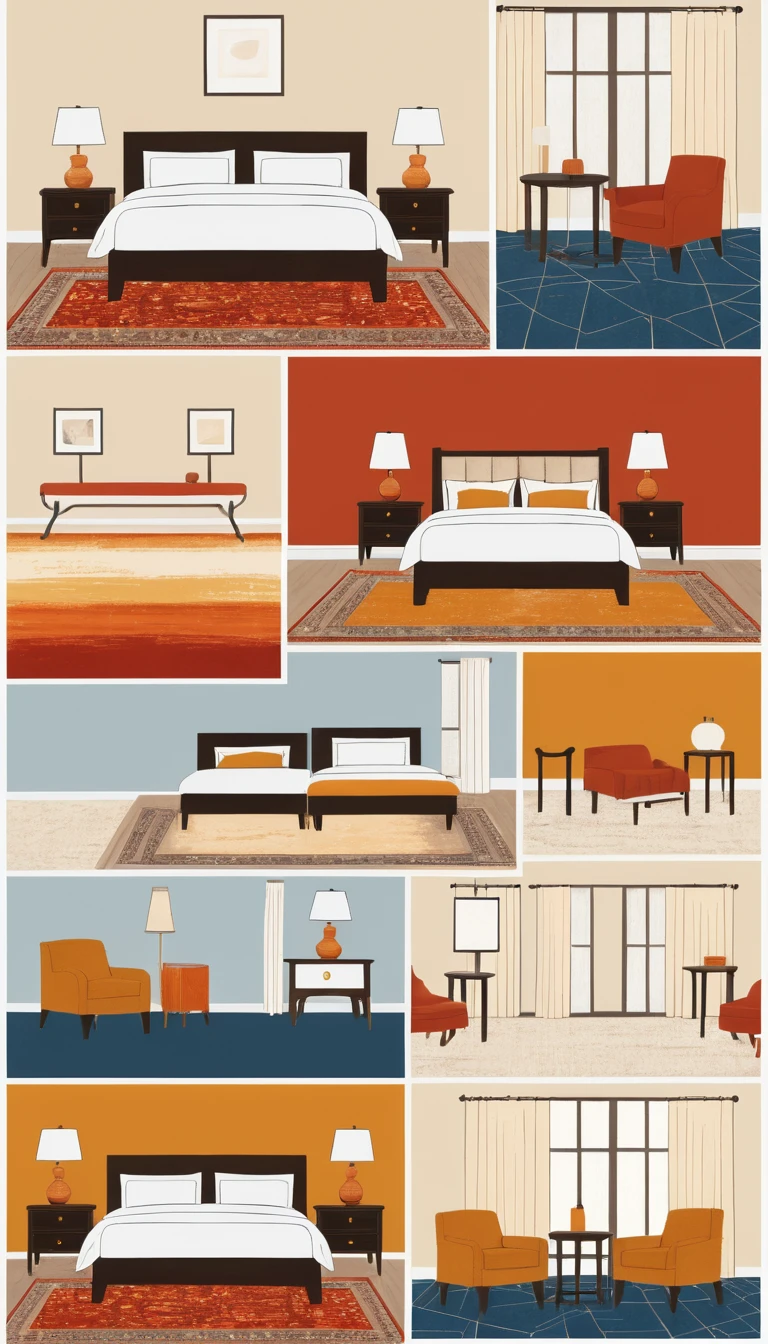 Architectural master bedroom competition analysis presentation board
