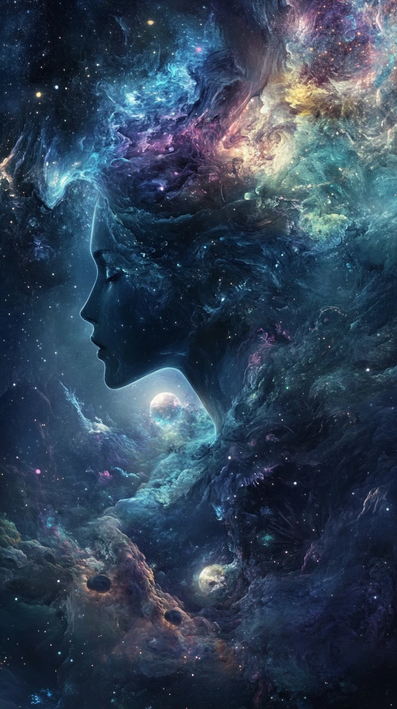 Planet earth floating within the vast solar system cosmos