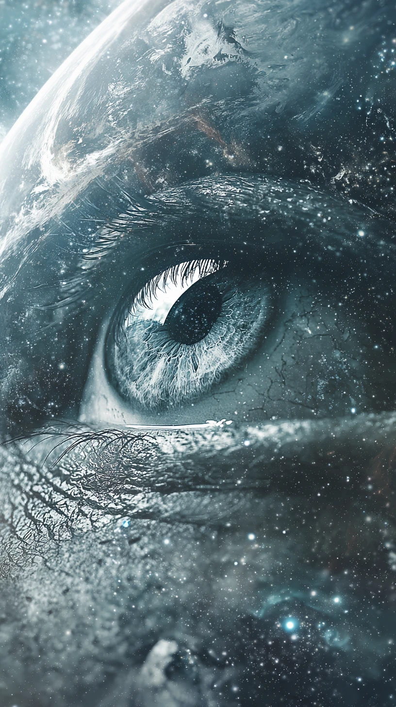 Text artwork questioning Earths place within the solar system