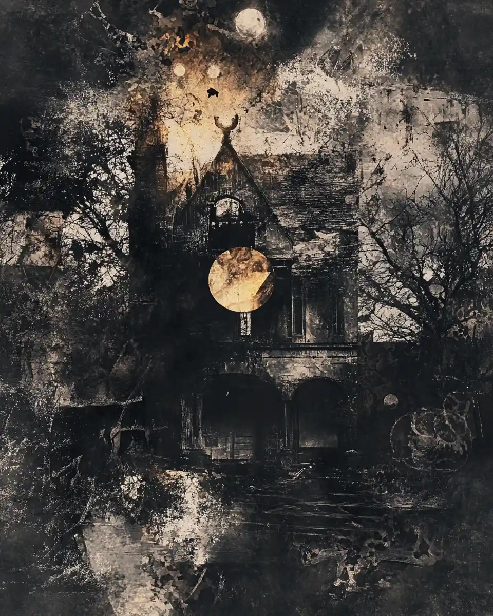 Abstract tribute to dark Brothers Grimm inspired tales