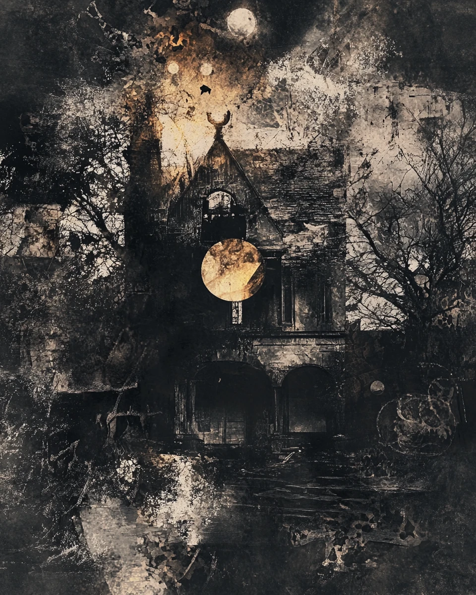 Abstract tribute to dark Brothers Grimm inspired tales