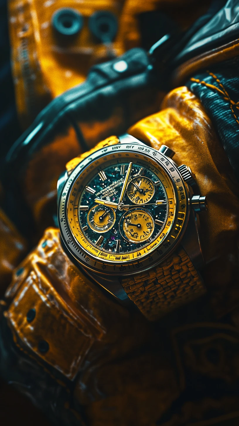 Luxury wristwatch symbolizing ambition and future success