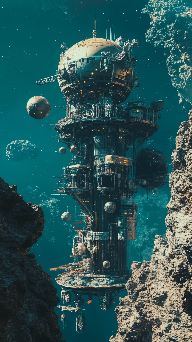 Vogelhaus auf einem mit Münzen gefüllten gesunkenen Schiff
