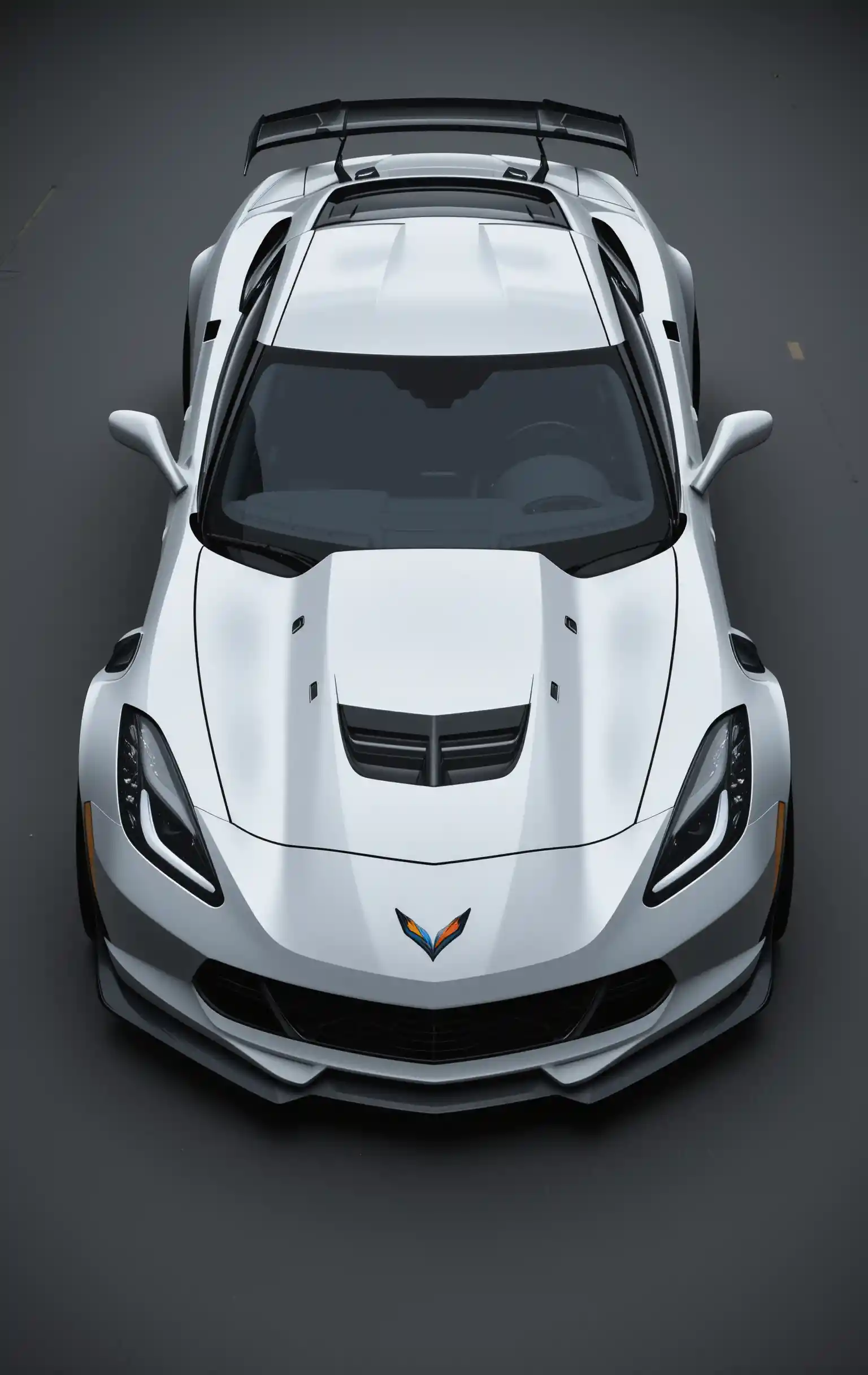 Auto sportiva Chevrolet ad alte prestazioni con design aerodinamico