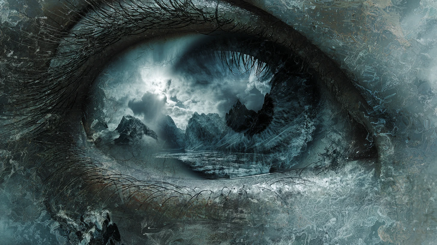 Surreal journey through a fractured and stormy inner mind