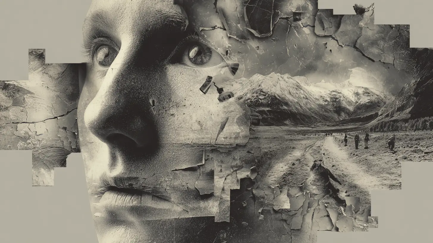 Surreal journey through a fractured and stormy inner mind