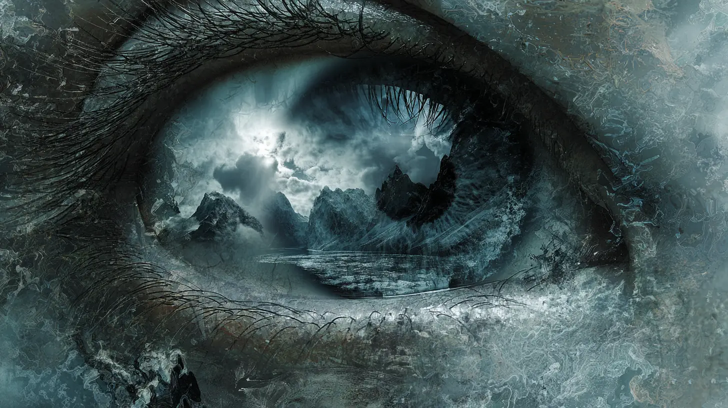 Surreal journey through a fractured and stormy inner mind