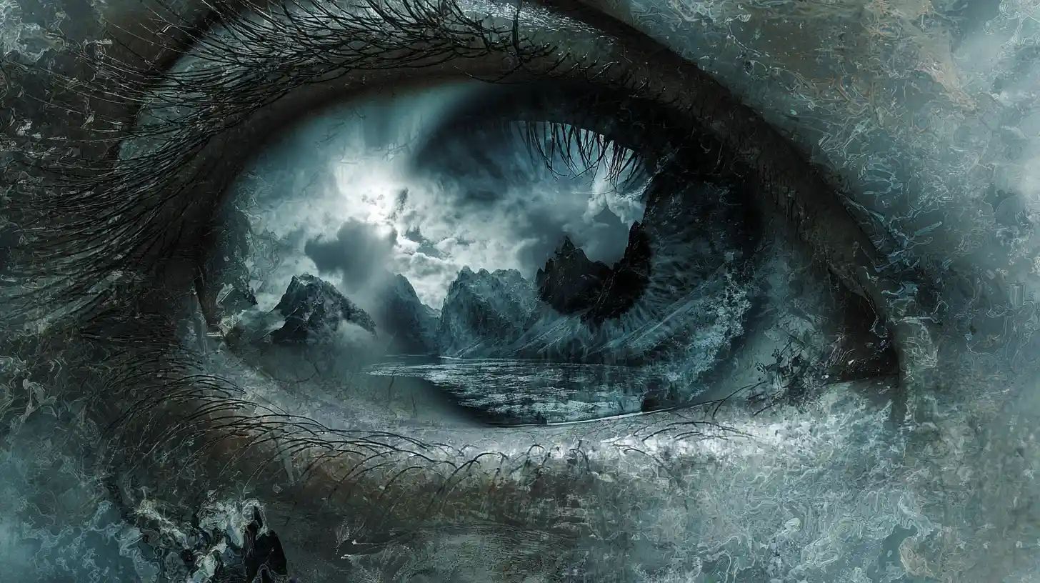 Surreal journey through a fractured and stormy inner mind