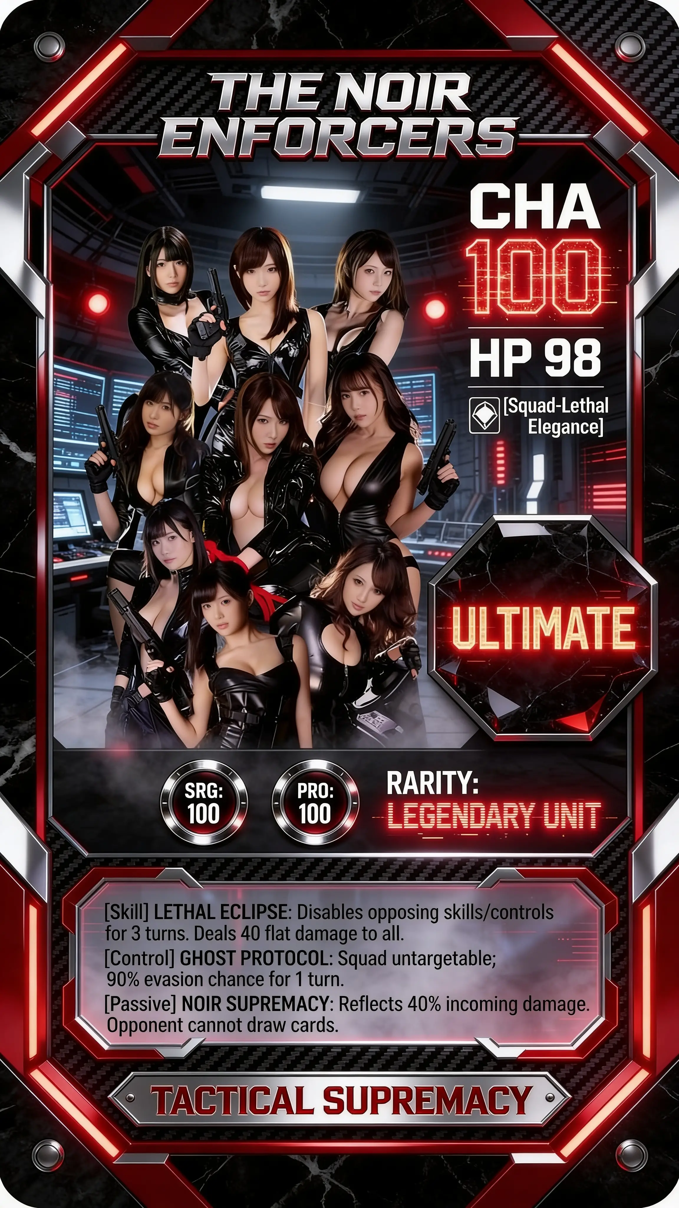 Enquêtrices japonaises d’élite sur une carte tactique noir