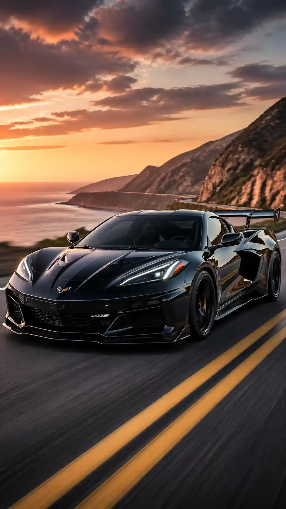 High performance Chevrolet sports car with bold aggressive design
