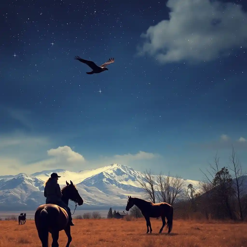 Melancholic reflection on passing hopes and falling skies
