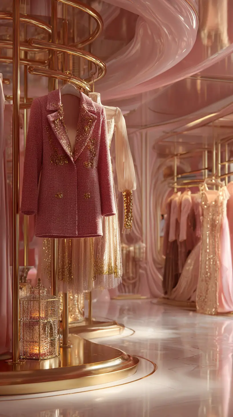 Mystische Boutique mit verzauberten High-Fashion-Kreationen