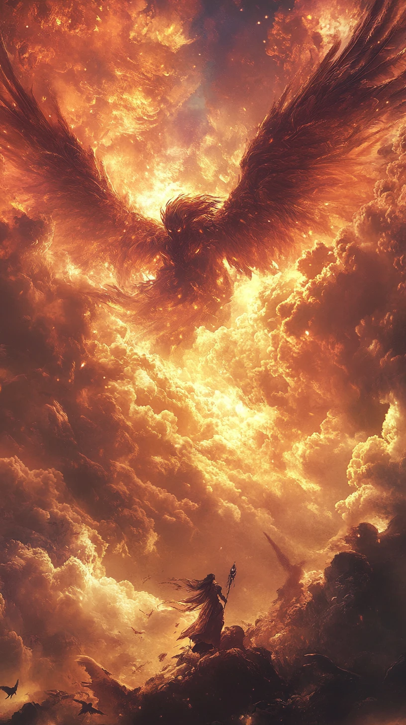 Devil Confronting Angels Across A Divided Infield