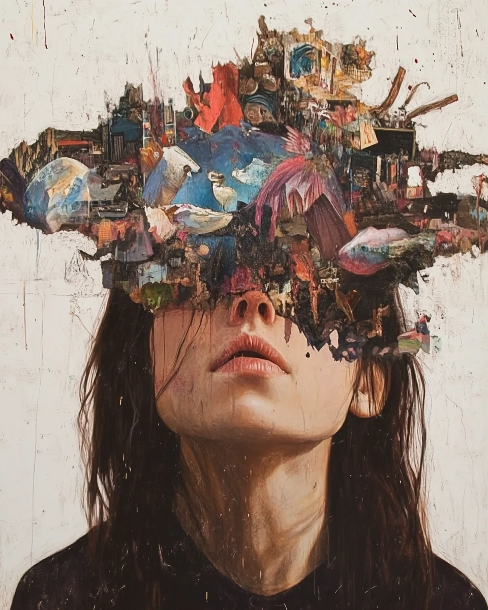 Symbolic vision of the American dream in conceptual art