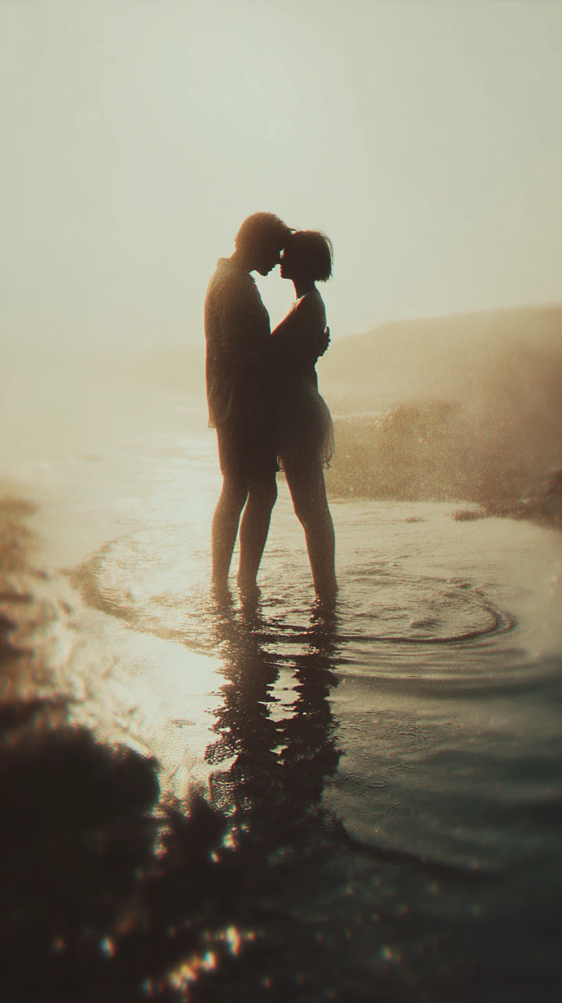 Lovers separated by time longing to be reunited