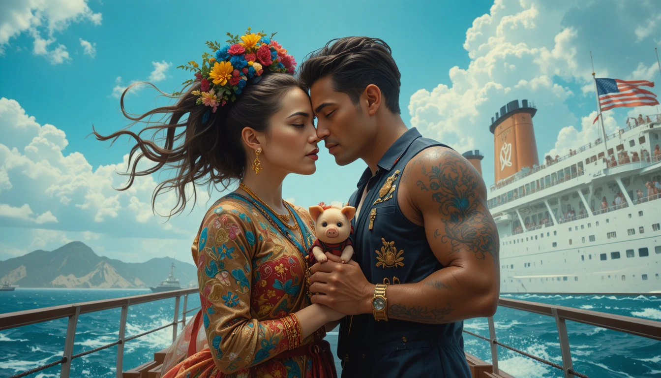 Lovers reunited on the day of the dead for one last farewell