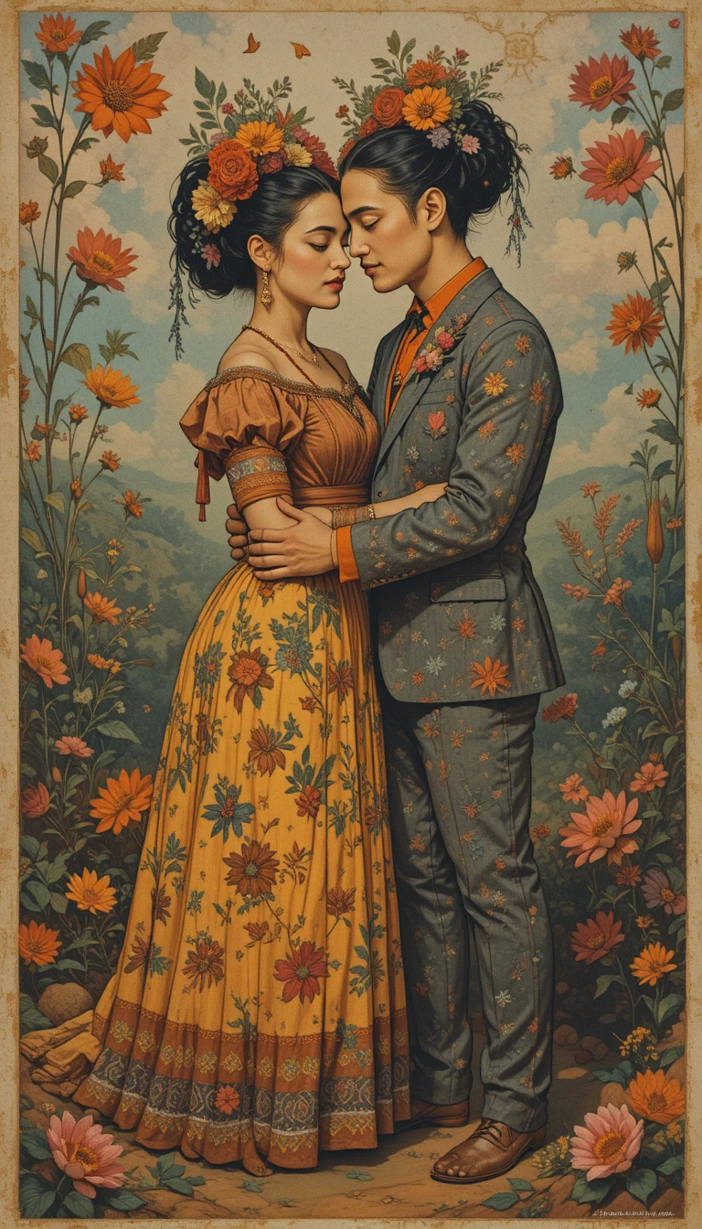 Lovers reunited on the day of the dead for a final farewell