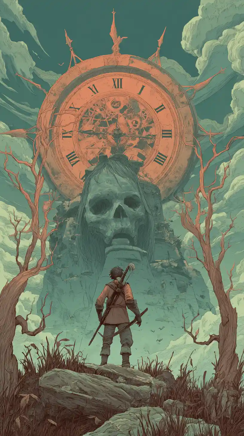 무한한 에너지를 뿜어내며 우뚝 선 강력한 존재
