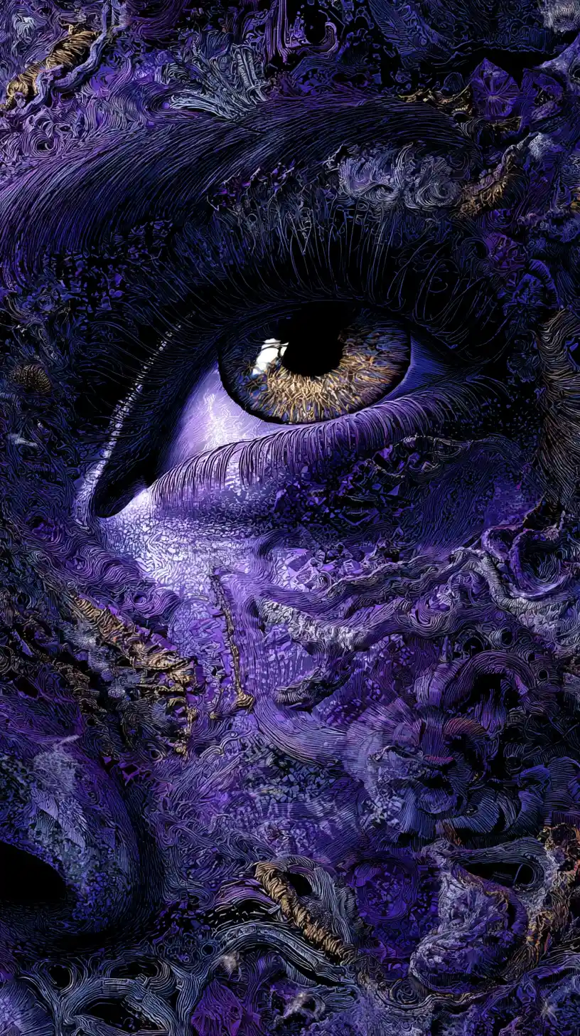 Mysterious vision of entering strange new dimensions
