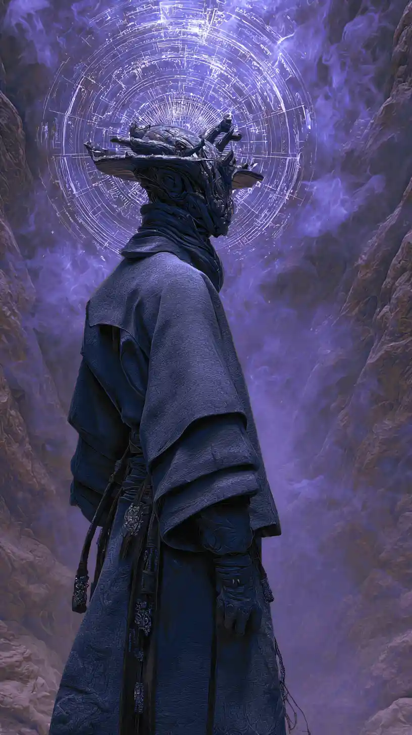 Surreal journey into shifting dimensions and divine redesign