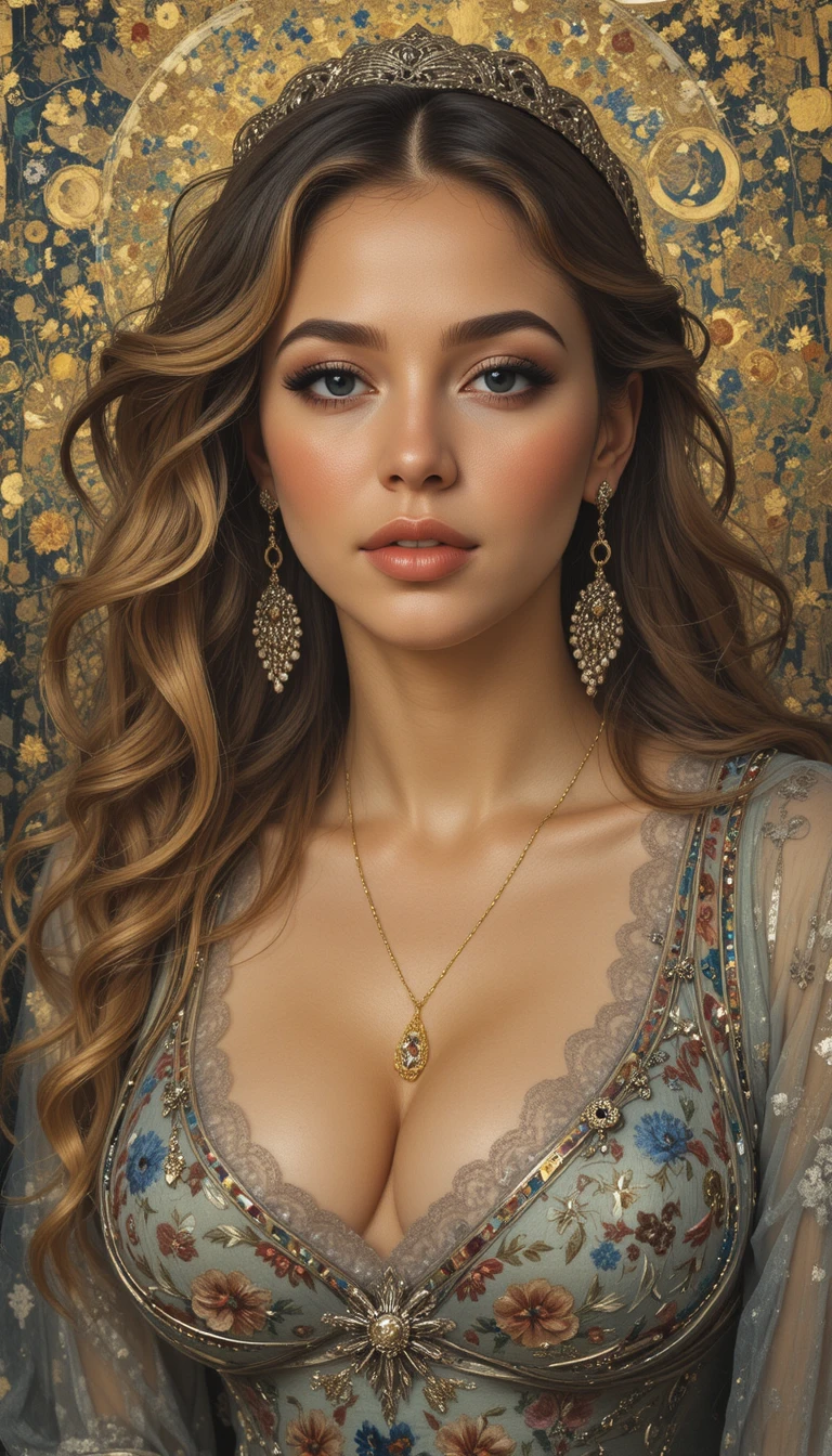 Imaginary classical painting of a woman in master style