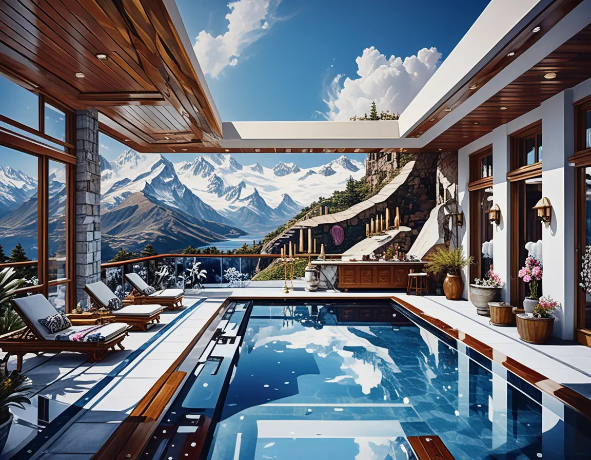 Luxury Penthouse Infinity Pool Above The Rocky Mountains