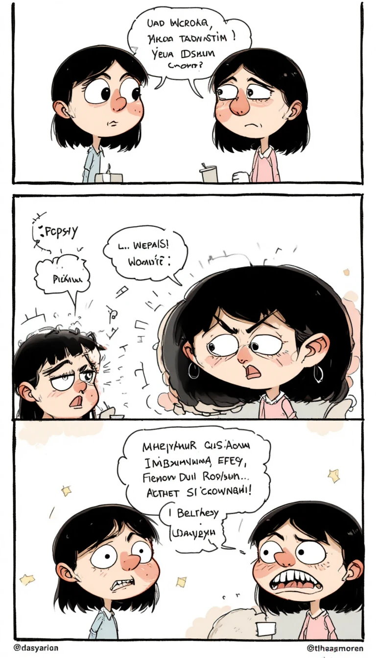 Comic strip character reacts to wanting a vacation