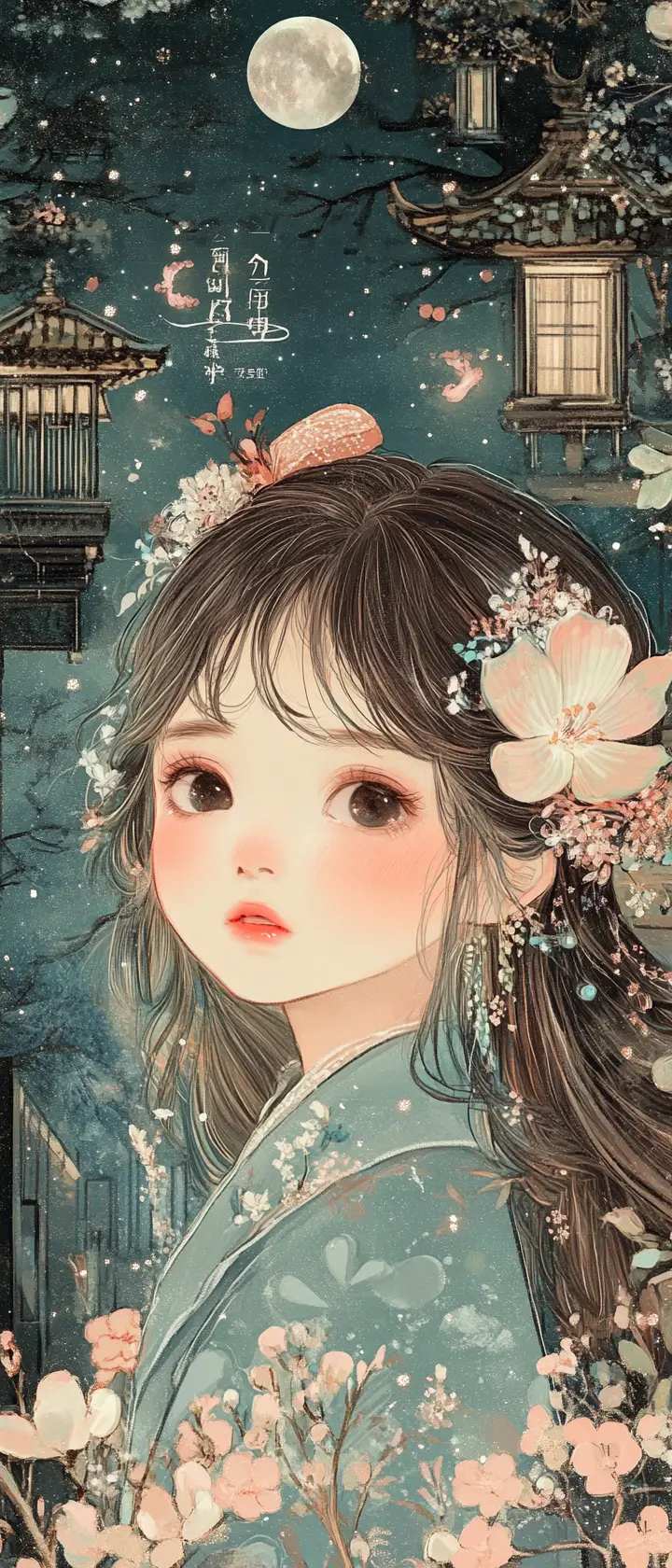 Charming Cute Fairy Inspired Digital Illustration Art