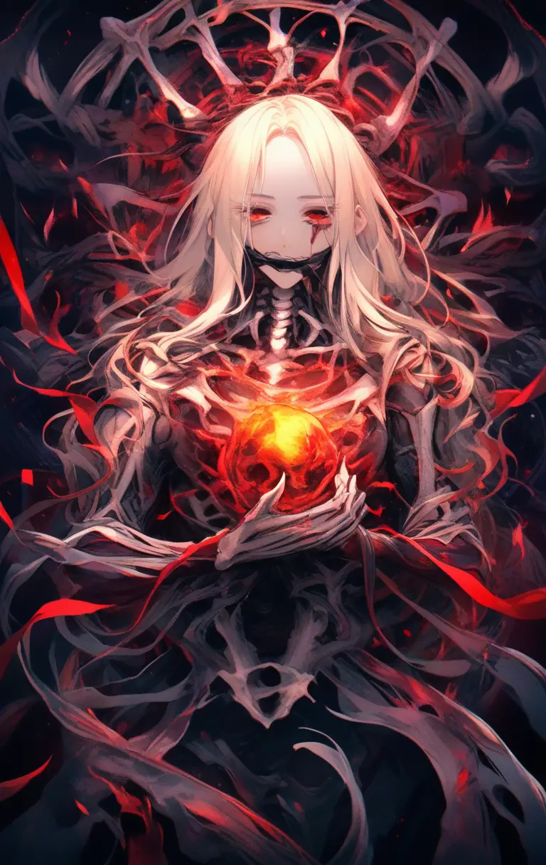 Tormented craving bound in darkness and inner fire