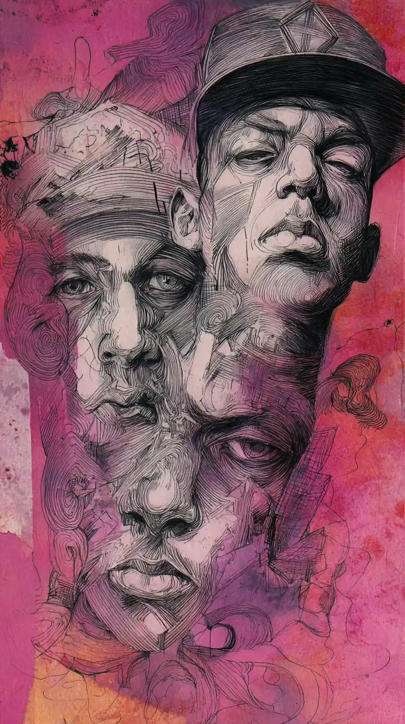 Scribbled page capturing a restless creative moment