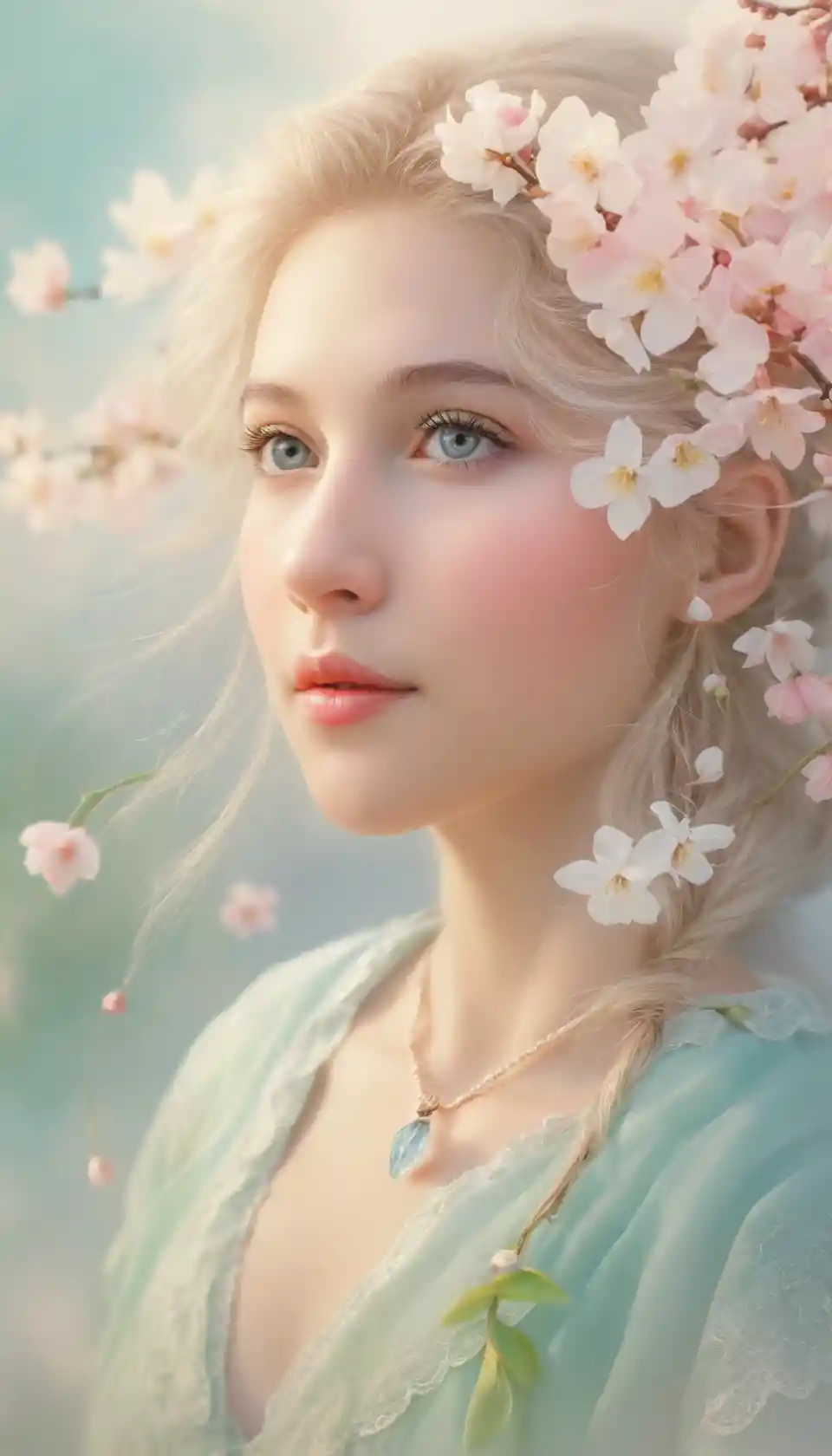 Hopeful farewell carried by boundless spring winds