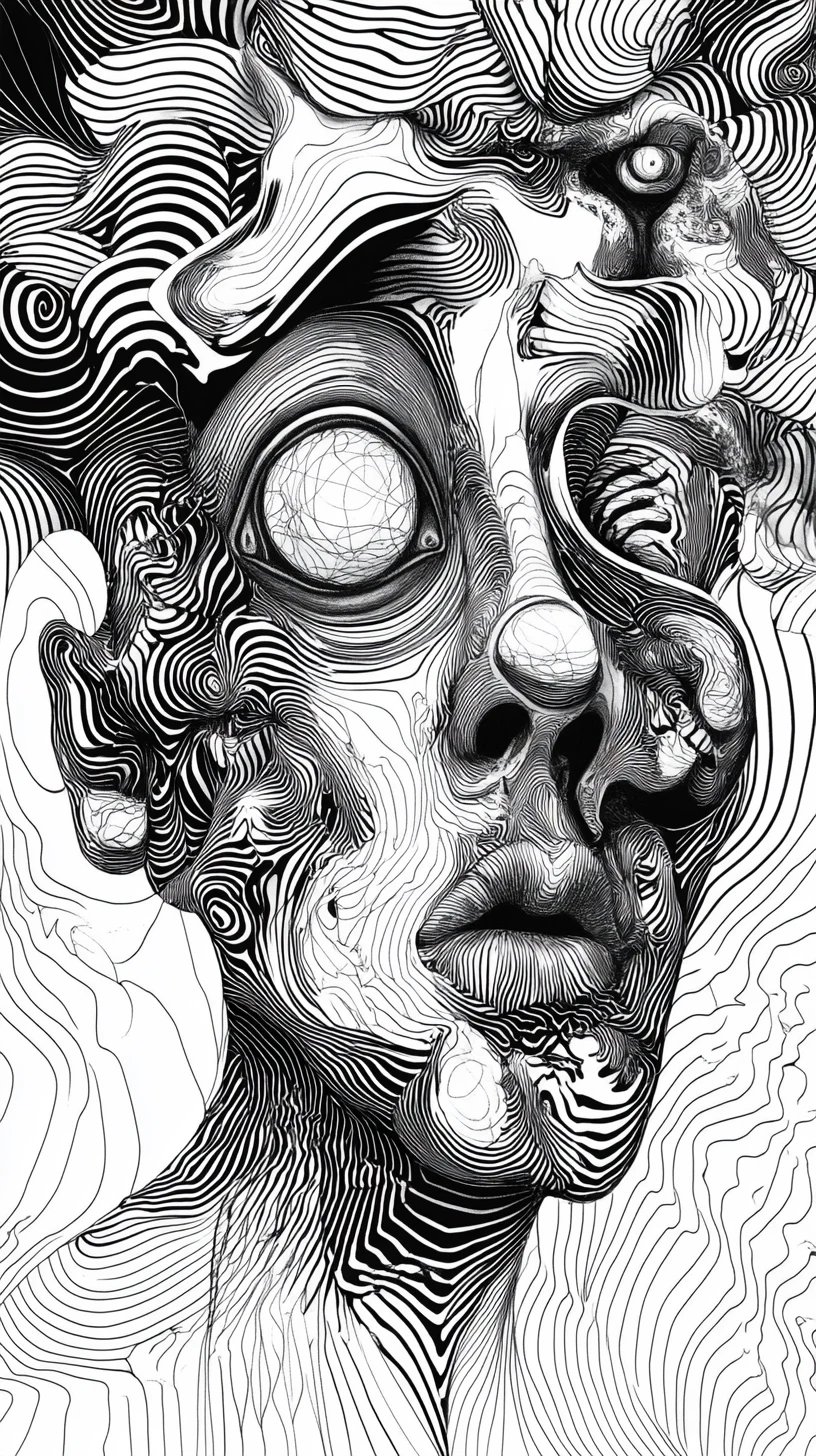 Man lost in thought amid creative frustration and inner tension