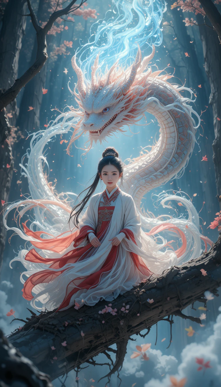 Young bamboo princess growing into a radiant noble beauty